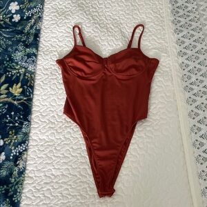 SHEIN Red Bodysuit